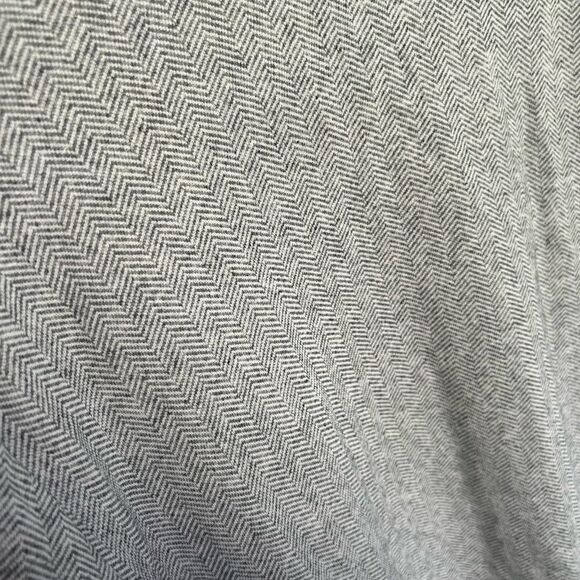 Eileen Fisher Open Front Cardigan Duster Gray Organic Cotton Linen Blend size L - Picture 6 of 6